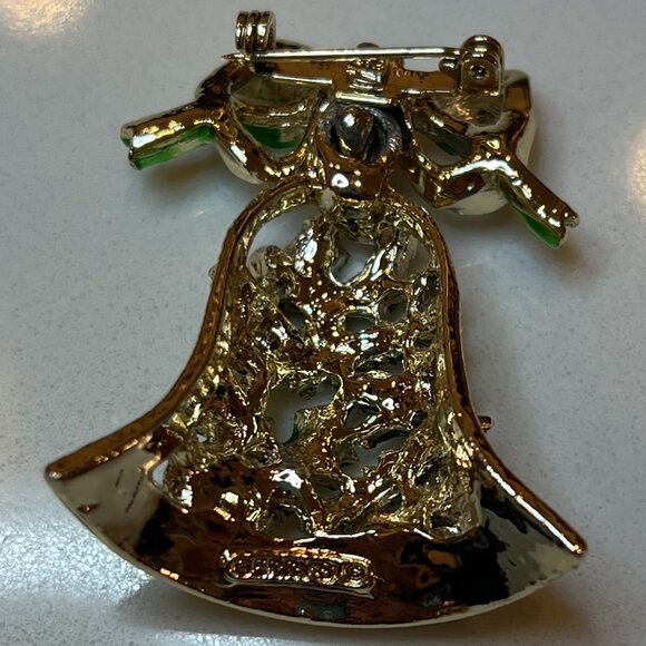 Vintage Collectible Christmas Holiday Pins Brooches & Earrings - Picture 11 of 16